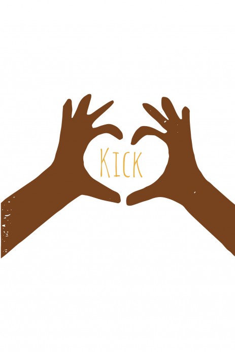 Kaartje hart en handen | Kick voor